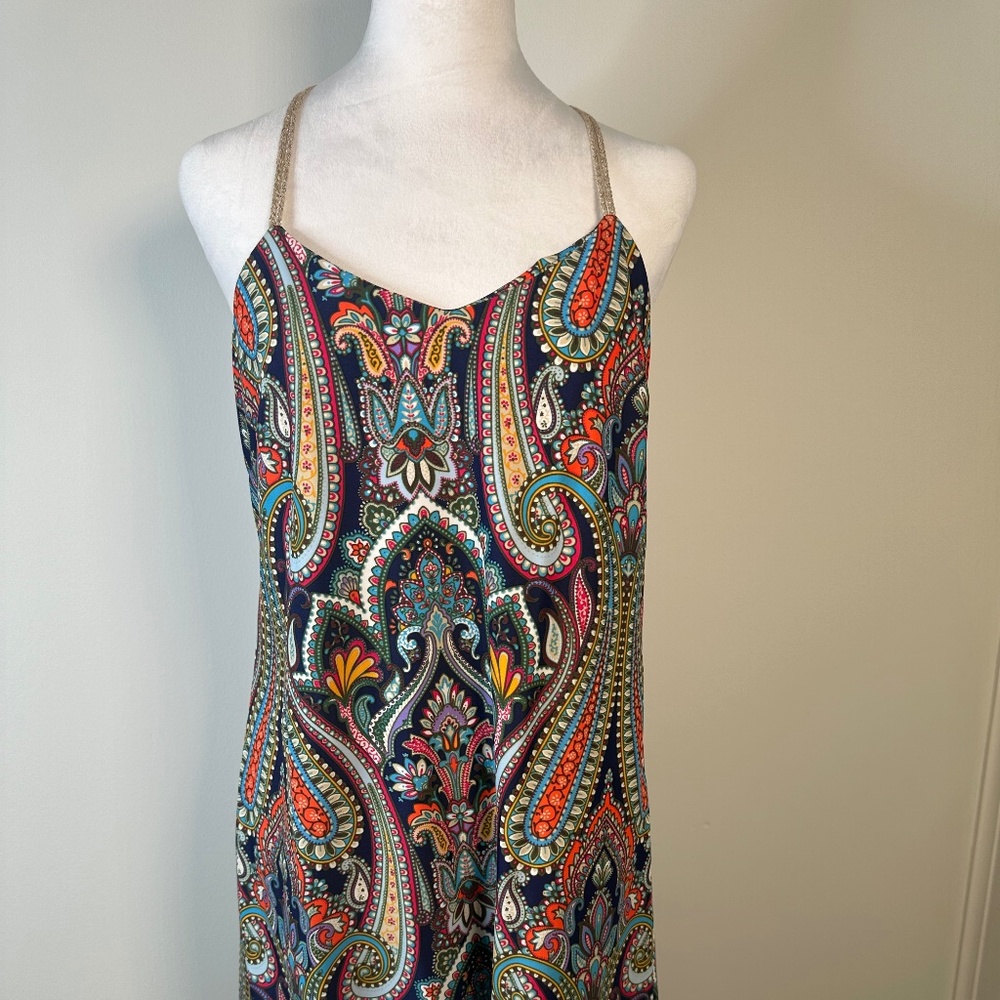 Jude Connally Paisley racer back beach dress